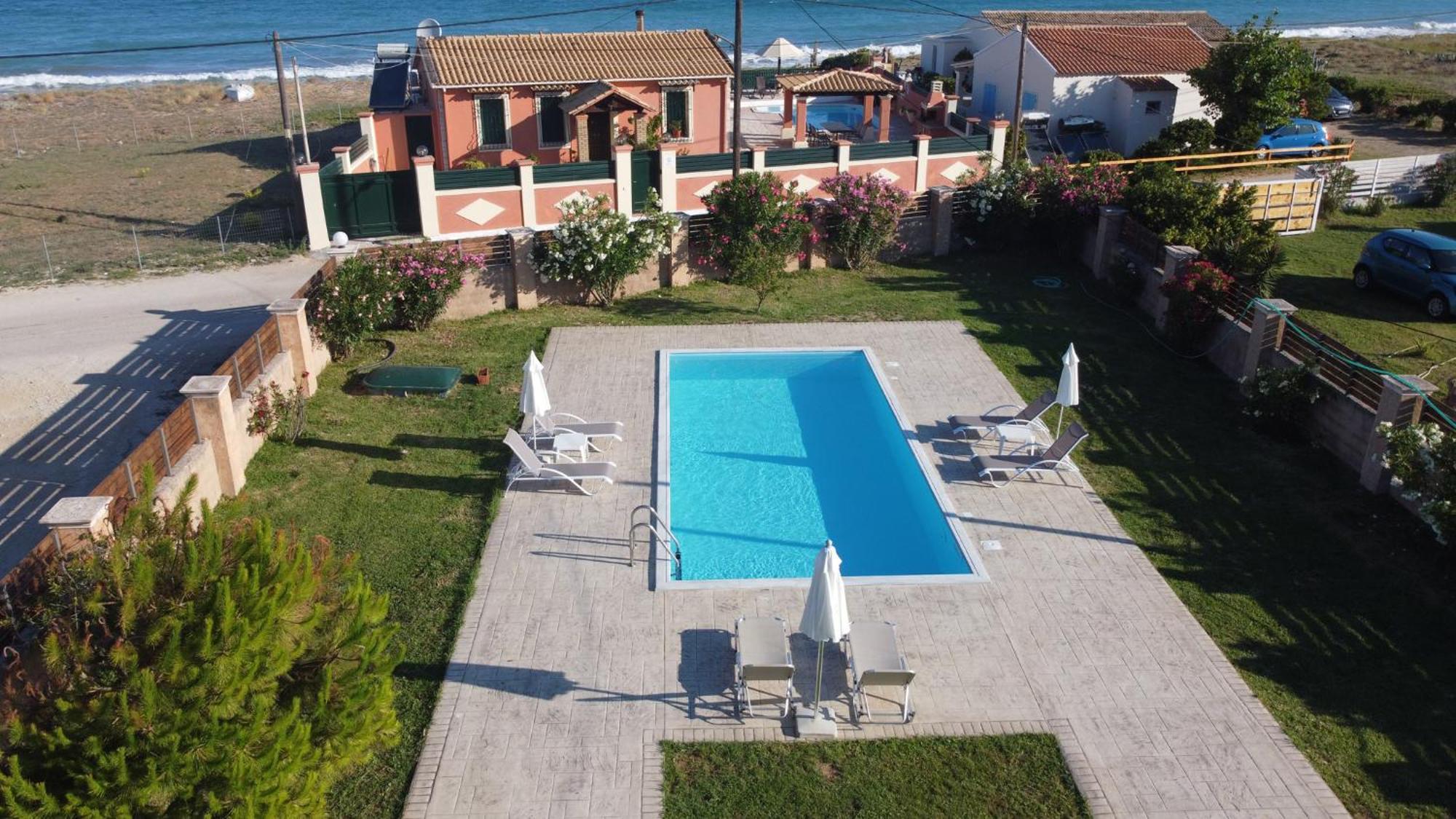 Almyra Beach House Corfu Almiros Beach Exterior foto