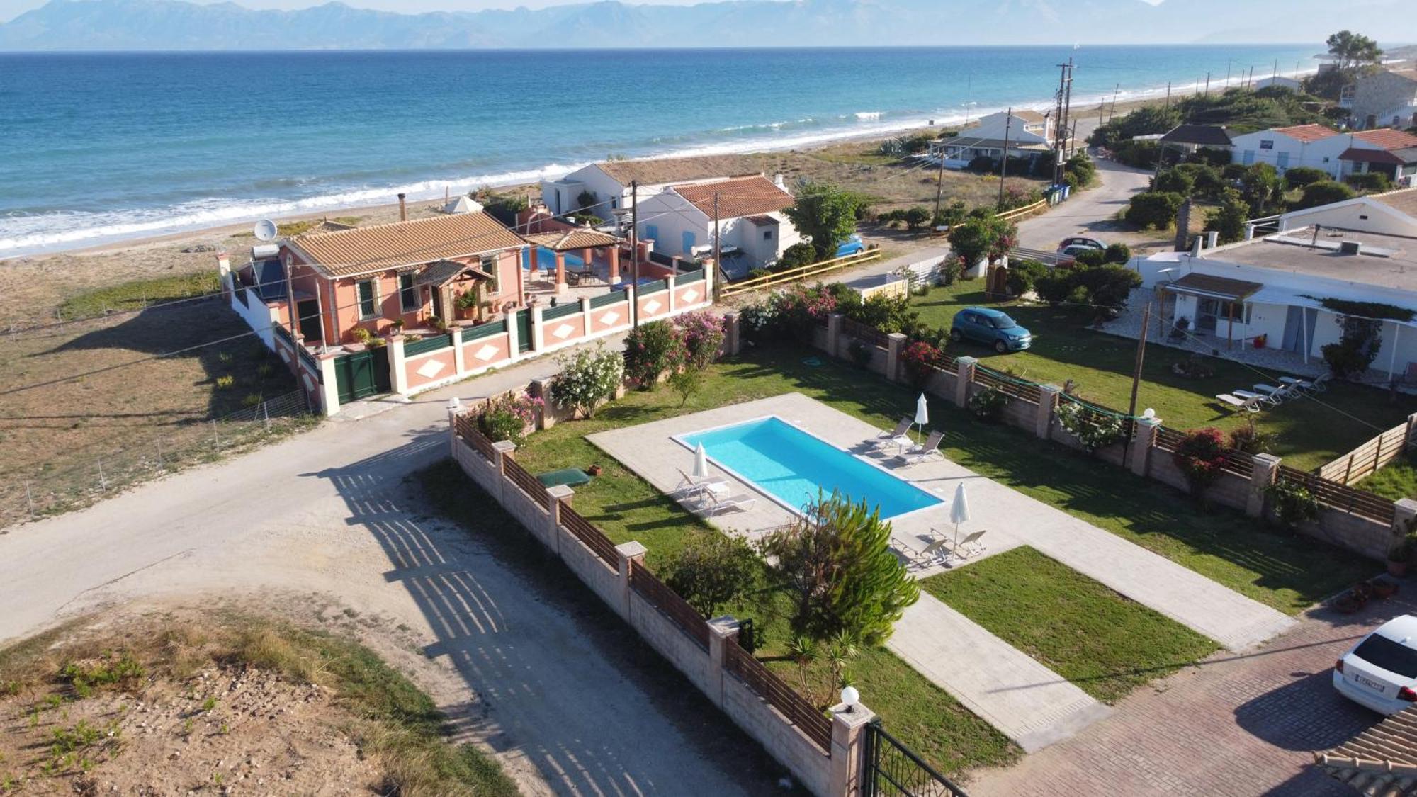 Almyra Beach House Corfu Almiros Beach Exterior foto